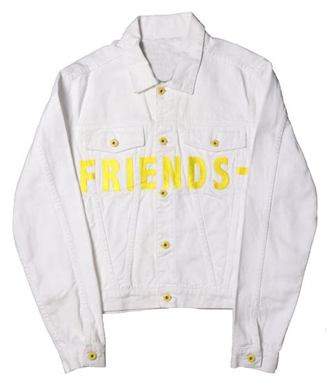 replica vlone denim jacket|friends denim jacket.